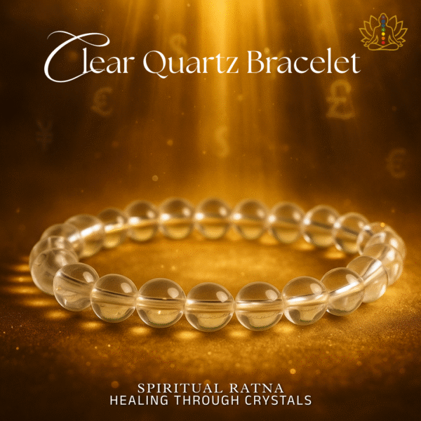 Clear Quartz Premium Bracelet with Certificate