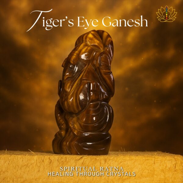 Tiger Eye Stone Ganesh